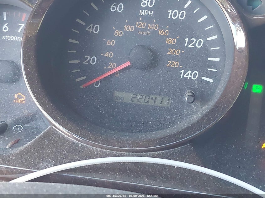 2001 Toyota Highlander VIN JTEHF21A310003332 IAAI salvage auction — FRONT END, Clear (New York), sold $500 on 2026-07-14 (photo 7)