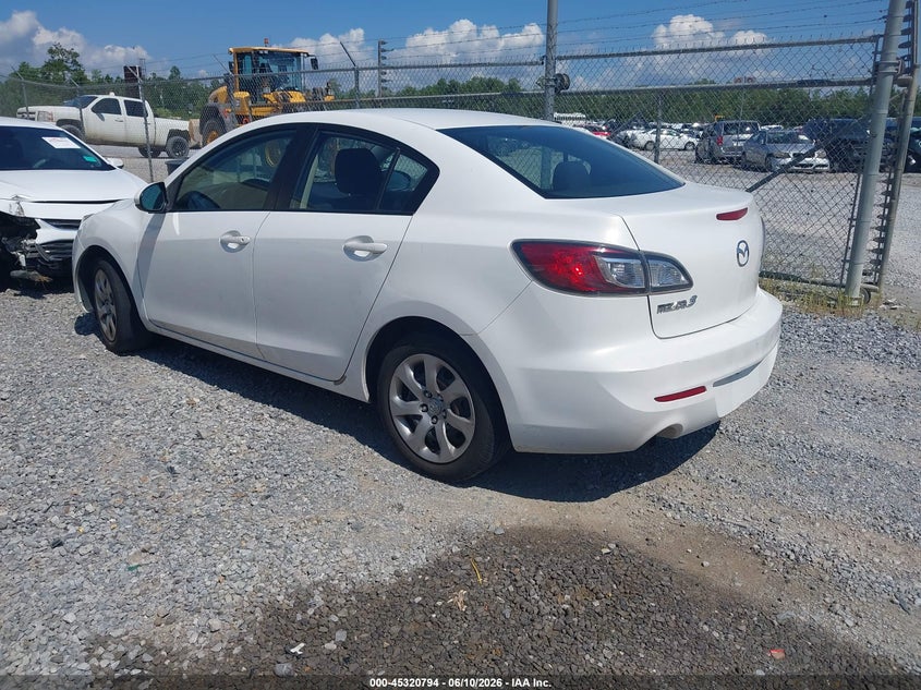 2013 Mazda 3 VIN JM1BL1U77D1705391 IAAI salvage auction — REPOSSESSION, Nrc Lienholder Repossession Paperwork (Mississippi), sold $1,900 on 2026-07-10 (photo 3)