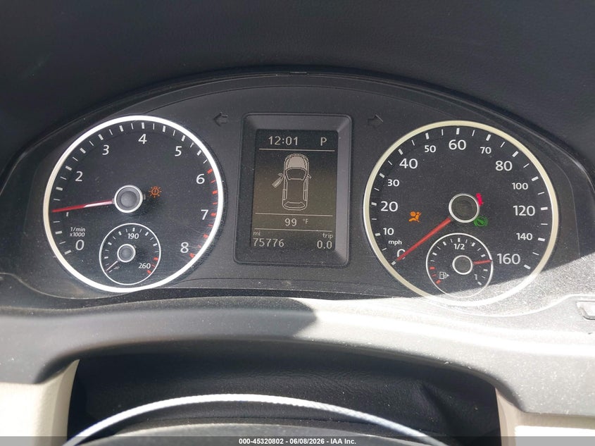 2013 Volkswagen Tiguan VIN WVGBV3AX2DW623867 IAAI salvage auction — LEFT SIDE, Salvage Title, sold $700 on 2026-07-29 (photo 7)