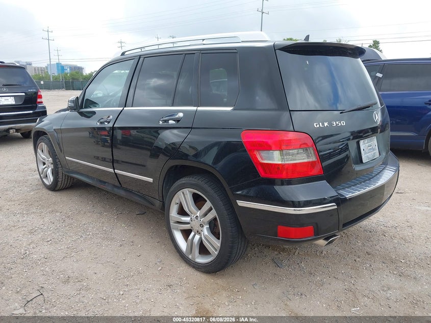 2012 Mercedes-benz Glk-klasse VIN WDCGG5GB4CF760295 IAAI salvage auction — NORMAL WEAR, Original (Texas), sold $1,425 on 2026-07-13 (photo 3)