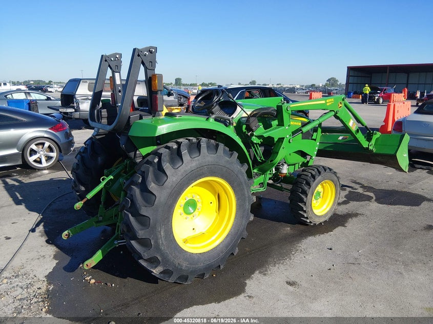 2021 John deere 4044m VIN 1LKV4044MEM113700 IAAI salvage auction — FRONT END, Bill Of Sale (Missouri), sold $16,000 on 2026-08-04 (photo 4)
