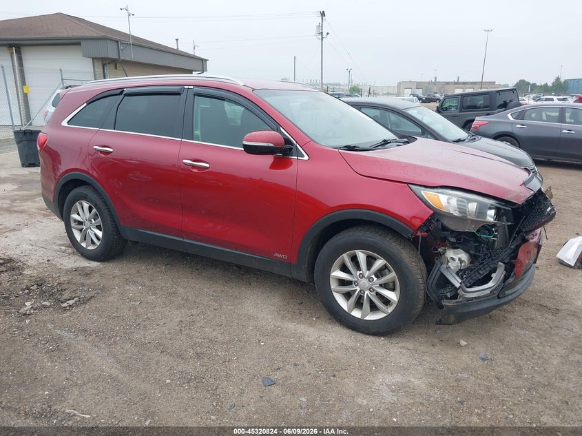 2016 Kia Sorento VIN 5XYPGDA33GG080098 IAAI salvage auction — RIGHT FRONT, Salvage Title, sold $875 on 2026-07-23 (photo 1)