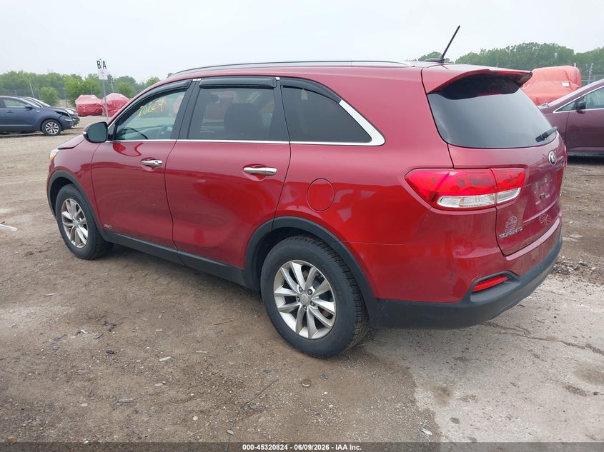 2016 Kia Sorento VIN 5XYPGDA33GG080098 IAAI salvage auction — RIGHT FRONT, Salvage Title, sold $875 on 2026-07-23 (photo 3)