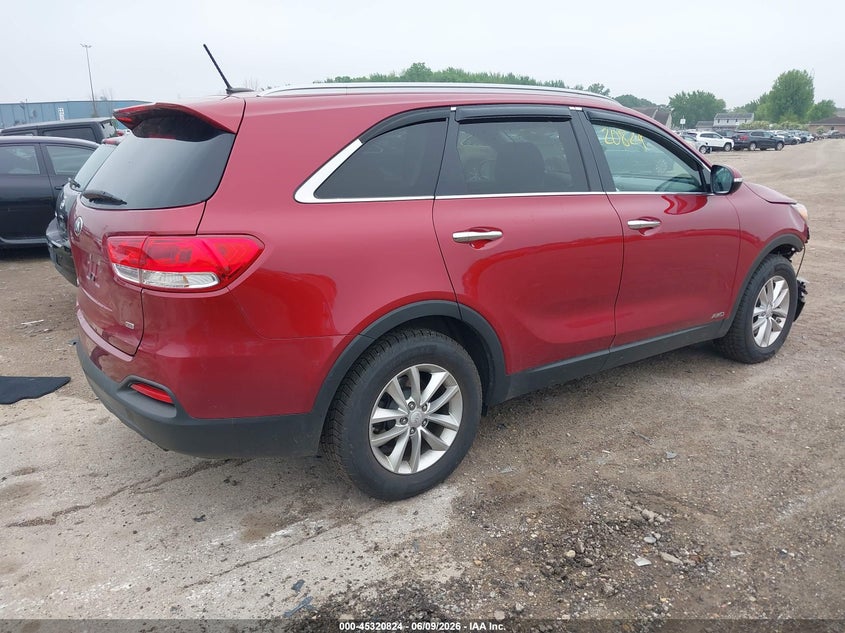2016 Kia Sorento VIN 5XYPGDA33GG080098 IAAI salvage auction — RIGHT FRONT, Salvage Title, sold $875 on 2026-07-23 (photo 4)