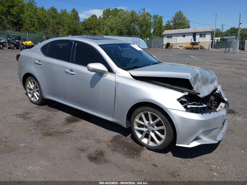 2011 Lexus Is 350 VIN JTHCE5C25B5000833 IAAI salvage auction — FRONT END, Salvage (Pennsylvania), sold $125 on 2026-07-14 (photo 1)