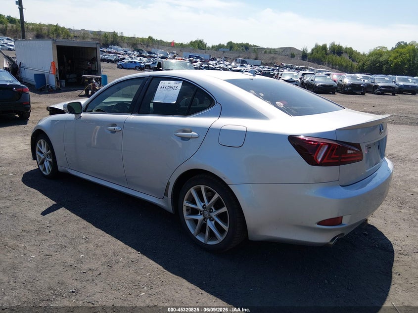 2011 Lexus Is 350 VIN JTHCE5C25B5000833 IAAI salvage auction — FRONT END, Salvage (Pennsylvania), sold $125 on 2026-07-14 (photo 3)