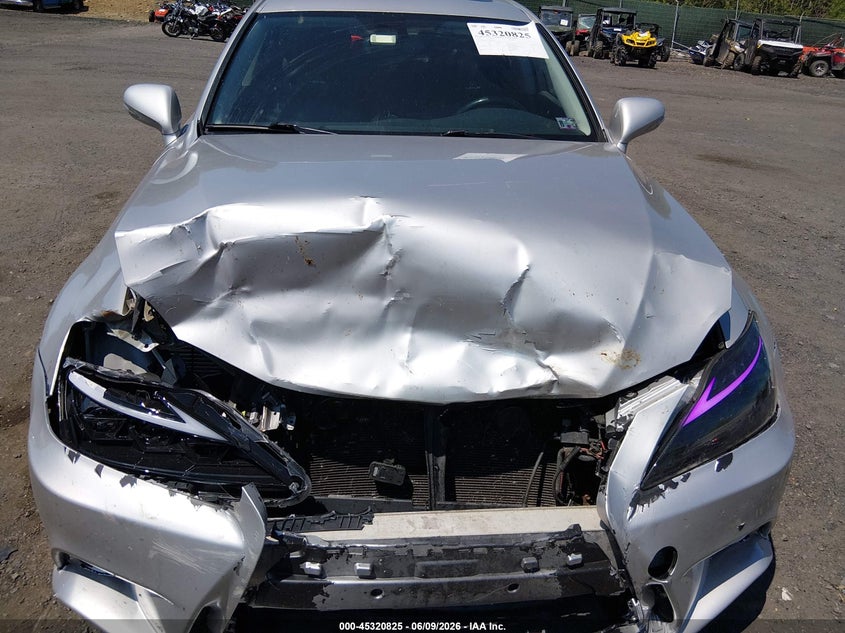 2011 Lexus Is 350 VIN JTHCE5C25B5000833 IAAI salvage auction — FRONT END, Salvage (Pennsylvania), sold $125 on 2026-07-14 (photo 6)