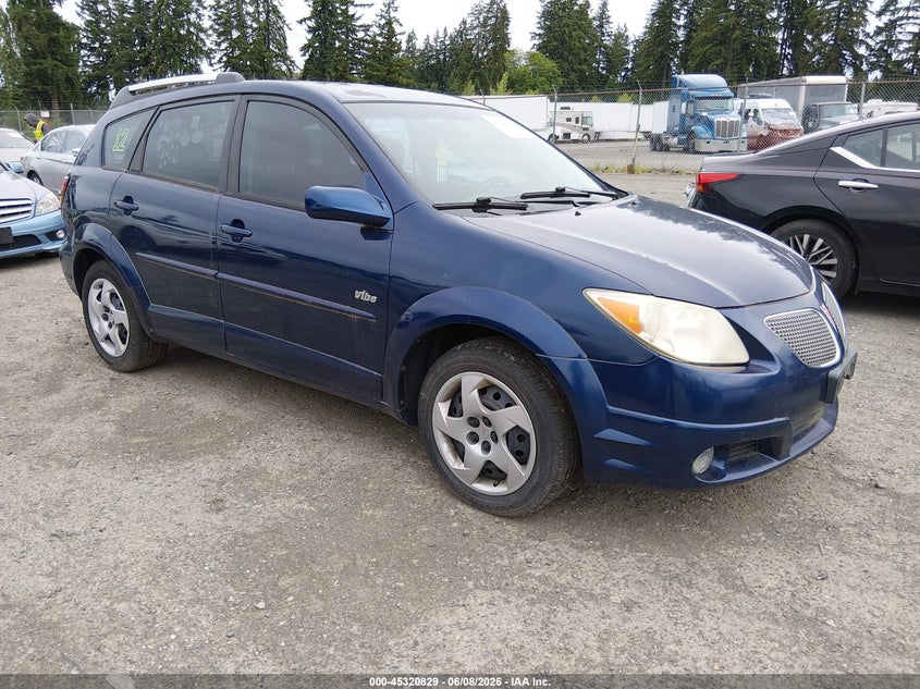 2005 Pontiac Vibe VIN 5Y2SL63855Z404029 IAAI salvage auction — NORMAL WEAR, Clear (Washington), sold $300 on 2026-07-08 (photo 1)
