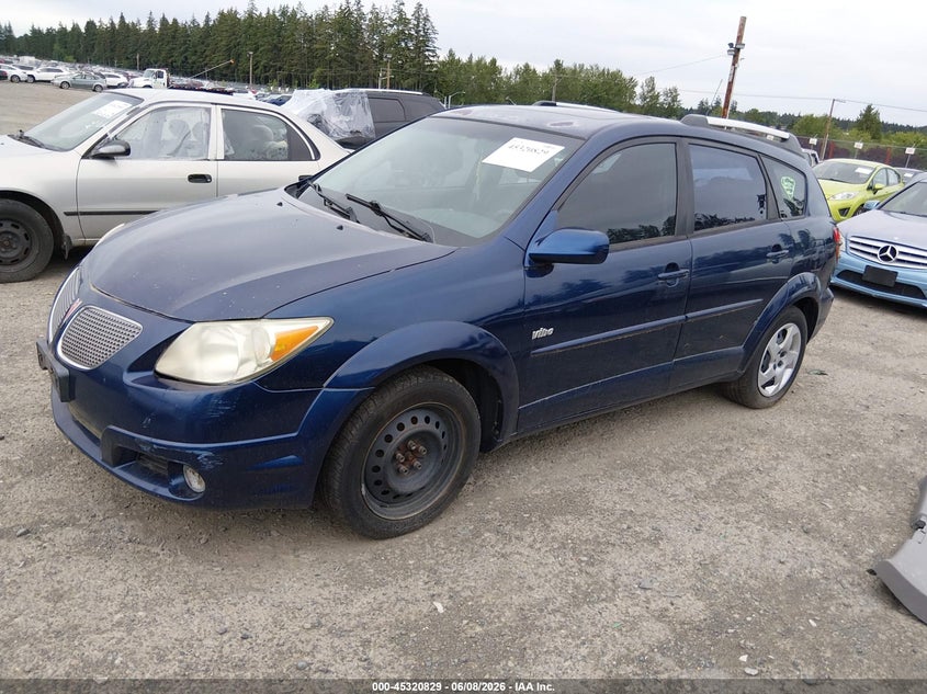 2005 Pontiac Vibe VIN 5Y2SL63855Z404029 IAAI salvage auction — NORMAL WEAR, Clear (Washington), sold $300 on 2026-07-08 (photo 2)