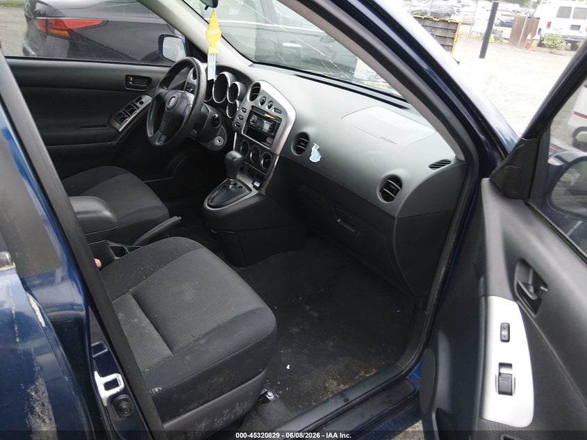 2005 Pontiac Vibe VIN 5Y2SL63855Z404029 IAAI salvage auction — NORMAL WEAR, Clear (Washington), sold $300 on 2026-07-08 (photo 5)