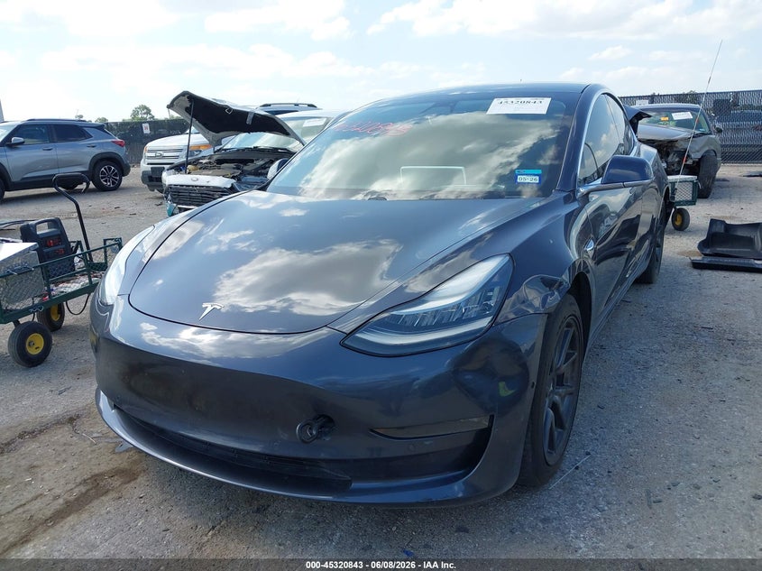 2020 Tesla Model 3 VIN 5YJ3E1EB9LF534795 IAAI salvage auction — REAR END, Salvage (Texas), sold $6,300 on 2026-07-30 (photo 2)