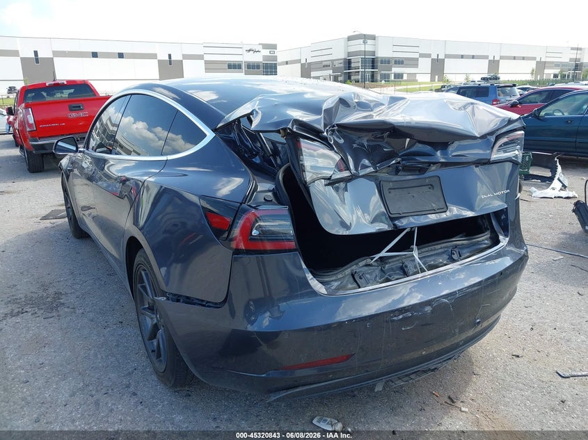 2020 Tesla Model 3 VIN 5YJ3E1EB9LF534795 IAAI salvage auction — REAR END, Salvage (Texas), sold $6,300 on 2026-07-30 (photo 3)