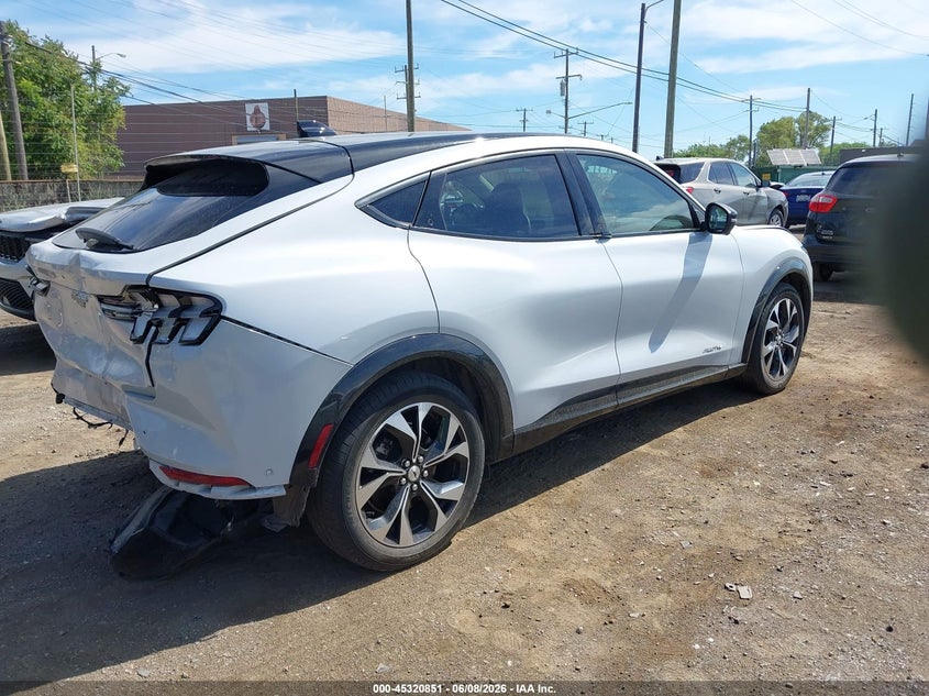 2021 Ford Mustang mach-e VIN 3FMTK3SS5MMA54576 IAAI salvage auction — REAR END, Salvage Title, sold $9,350 on 2026-08-20 (photo 4)