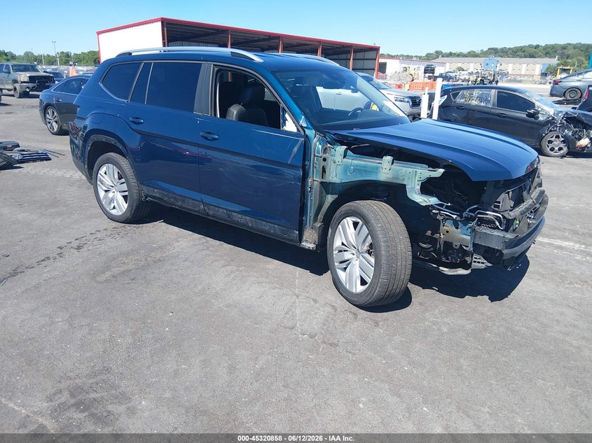2019 Volkswagen Atlas VIN 1V2UR2CA9KC538266 IAAI salvage auction — FRONT END, Salvage Title, sold $2,200 on 2026-08-13 (photo 1)