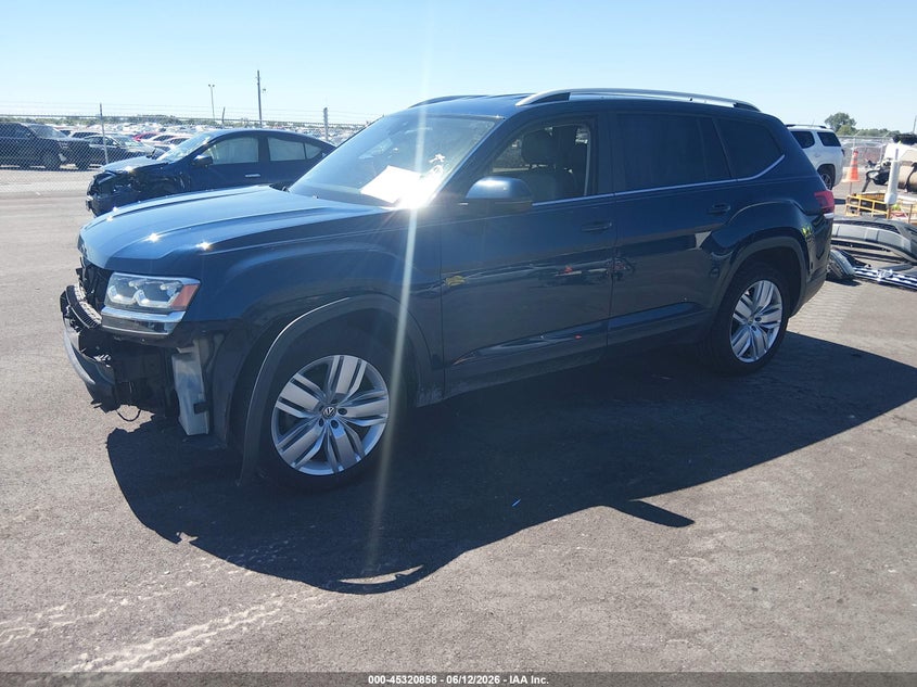 2019 Volkswagen Atlas VIN 1V2UR2CA9KC538266 IAAI salvage auction — FRONT END, Salvage Title, sold $2,200 on 2026-08-13 (photo 2)