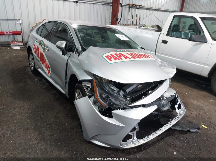2020 Toyota Corolla VIN JTDDPRAEXLJ064203 IAAI salvage auction — FRONT END, Salvage Title, sold $1,600 on 2026-07-16 (photo 1)