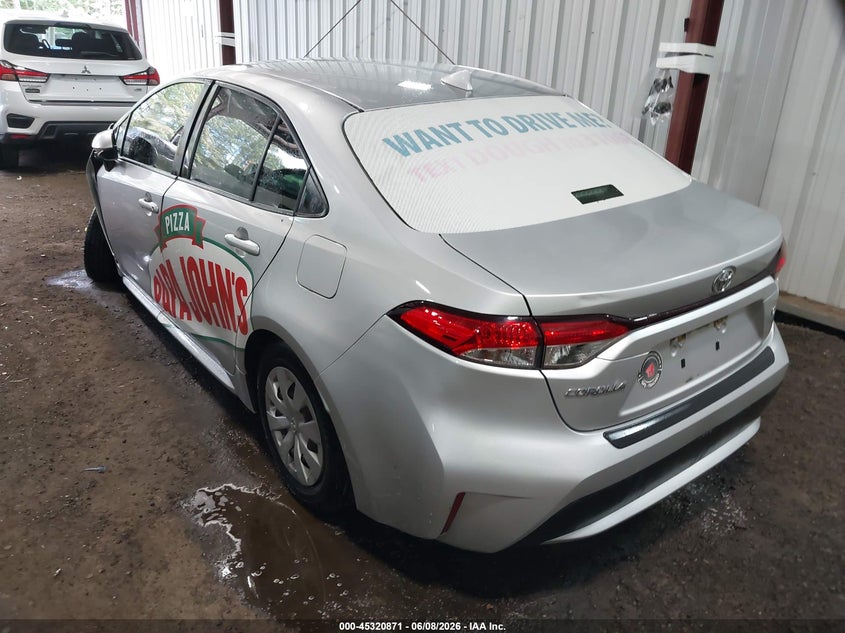 2020 Toyota Corolla VIN JTDDPRAEXLJ064203 IAAI salvage auction — FRONT END, Salvage Title, sold $1,600 on 2026-07-16 (photo 3)