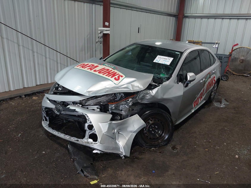 2020 Toyota Corolla VIN JTDDPRAEXLJ064203 IAAI salvage auction — FRONT END, Salvage Title, sold $1,600 on 2026-07-16 (photo 6)