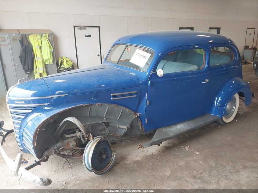1939 Plymouth Other VIN 00000000116D21801 IAAI salvage auction — LEFT SIDE, Salvage (Michigan), sold $1,500 on 2026-07-28 (photo 2)