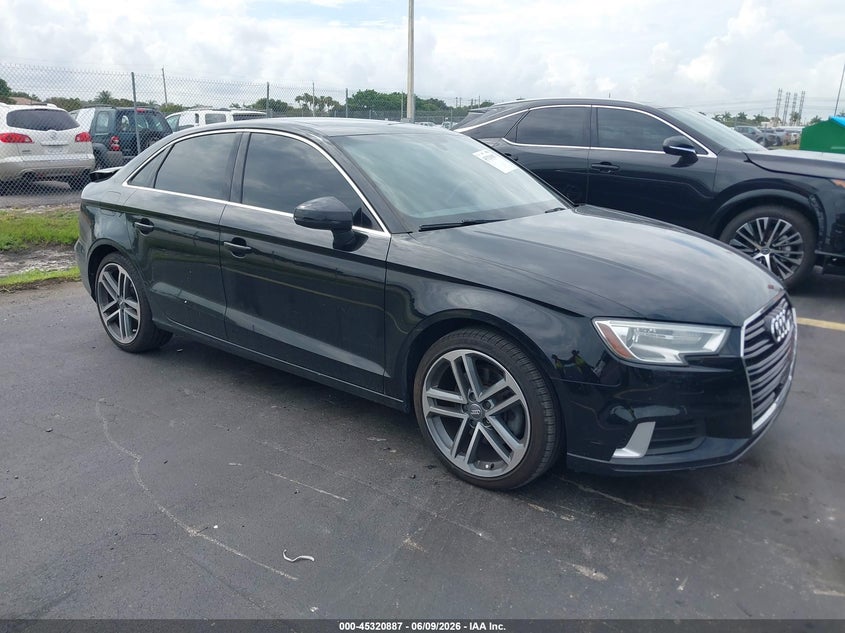 2019 Audi A3 VIN WAUAUGFF7K1028692 IAAI salvage auction — REAR END, Salvage Title, sold $5,450 on 2026-07-16 (photo 1)