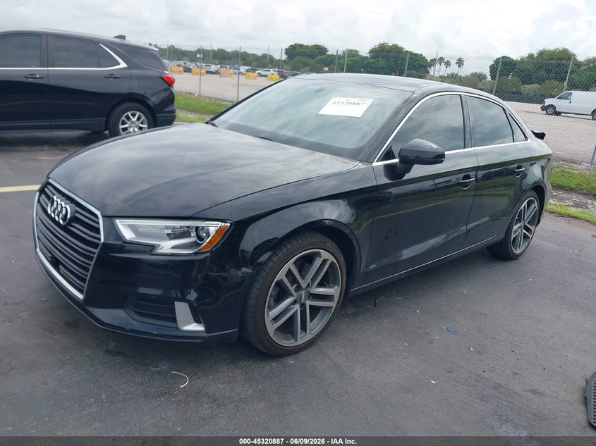 2019 Audi A3 VIN WAUAUGFF7K1028692 IAAI salvage auction — REAR END, Salvage Title, sold $5,450 on 2026-07-16 (photo 2)