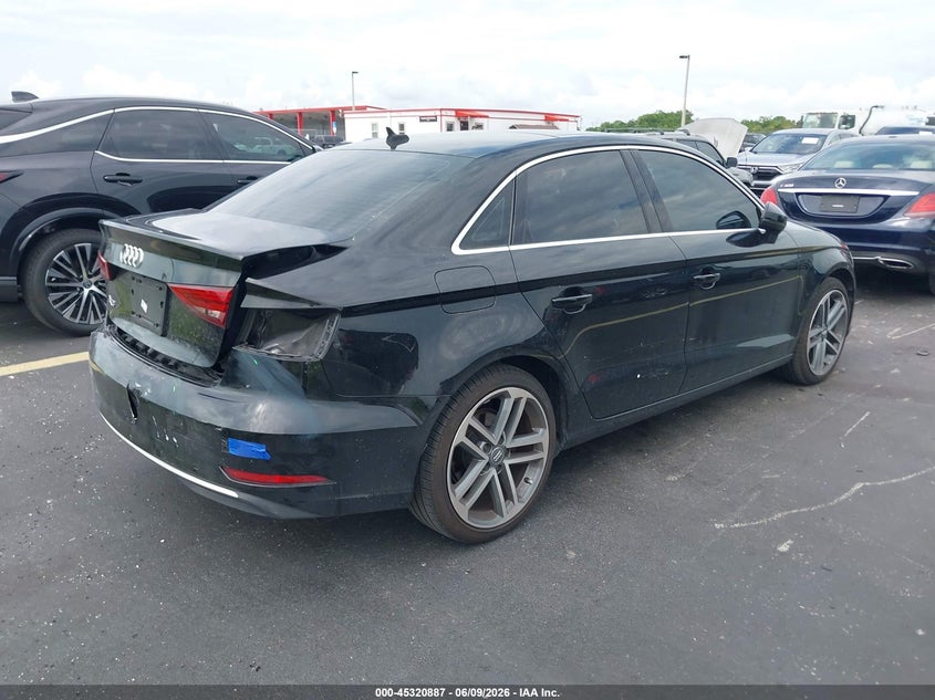 2019 Audi A3 VIN WAUAUGFF7K1028692 IAAI salvage auction — REAR END, Salvage Title, sold $5,450 on 2026-07-16 (photo 4)