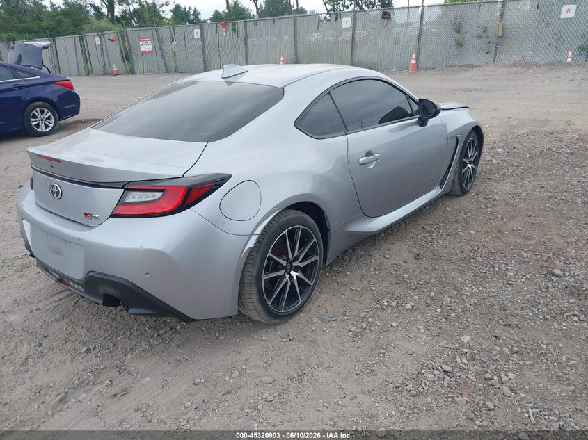 2022 Toyota Gr 86 VIN JF1ZNBC1XN8752053 IAAI salvage auction — FRONT END, Salvage (New Jersey), sold $7,475 on 2026-08-11 (photo 4)