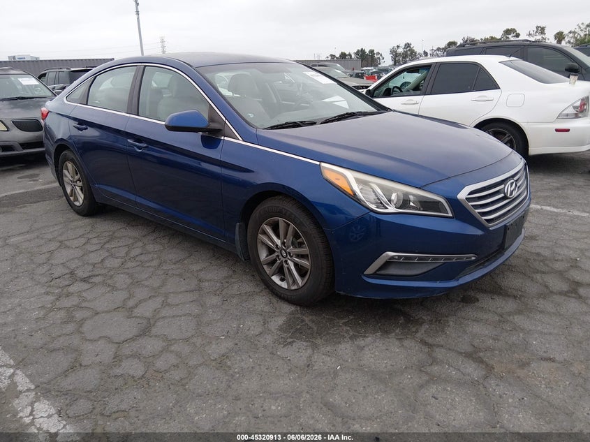 2015 Hyundai Sonata VIN 5NPE24AFXFH247712 IAAI salvage auction — NORMAL WEAR, Clear - Dealer Only (California), sold $1,350 on 2026-07-09 (photo 1)
