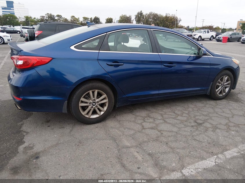 2015 Hyundai Sonata VIN 5NPE24AFXFH247712 IAAI salvage auction — NORMAL WEAR, Clear - Dealer Only (California), sold $1,350 on 2026-07-09 (photo 4)