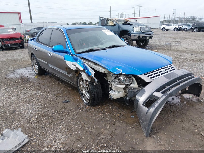 2002 Kia Optima VIN KNAGD126025144225 IAAI salvage auction — FRONT END, Salvage (Louisiana), sold $25 on 2026-07-22 (photo 1)