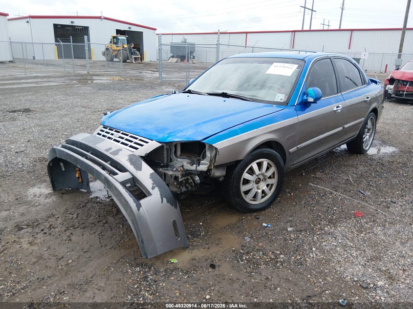 2002 Kia Optima VIN KNAGD126025144225 IAAI salvage auction — FRONT END, Salvage (Louisiana), sold $25 on 2026-07-22 (photo 2)