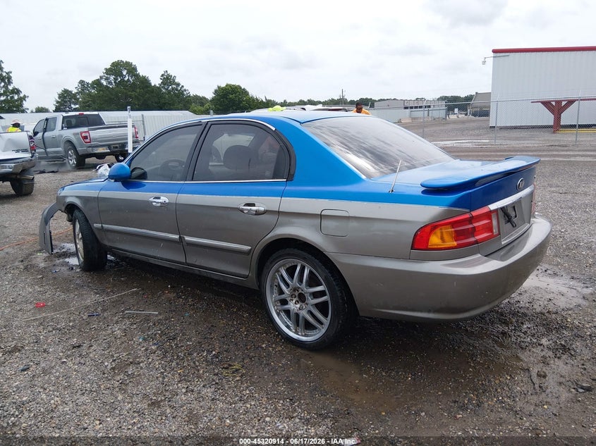 2002 Kia Optima VIN KNAGD126025144225 IAAI salvage auction — FRONT END, Salvage (Louisiana), sold $25 on 2026-07-22 (photo 3)
