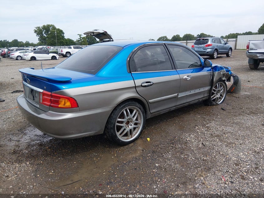 2002 Kia Optima VIN KNAGD126025144225 IAAI salvage auction — FRONT END, Salvage (Louisiana), sold $25 on 2026-07-22 (photo 4)