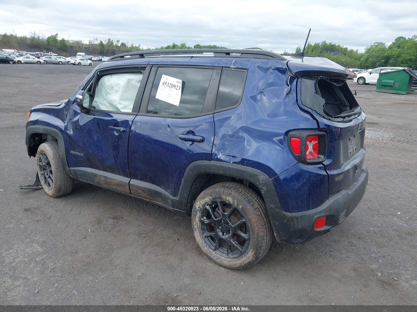2019 Jeep Renegade VIN ZACNJBBB5KPK14800 IAAI salvage auction — FRONT & REAR, Salvage Title, sold $1,050 on 2026-07-07 (photo 3)