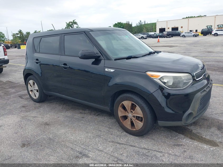 2015 Kia Soul VIN KNDJN2A27F7167246 IAAI salvage auction — NORMAL WEAR, Salvage (Florida), sold $475 on 2026-07-16 (photo 1)