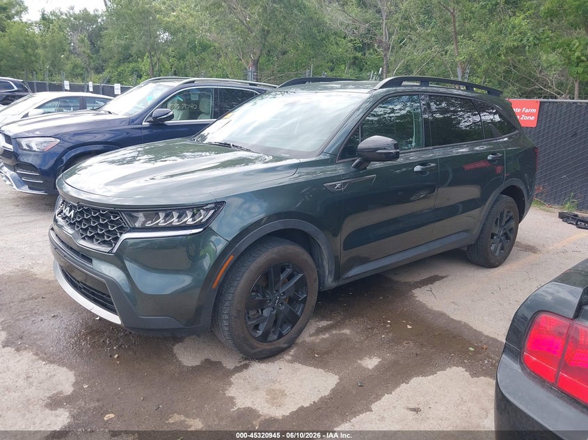 2022 Kia Sorento VIN 5XYRLDLC6NG146660 IAAI salvage auction — REAR END, Salvage Title, sold $6,300 on 2026-07-22 (photo 2)