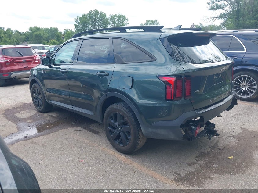 2022 Kia Sorento VIN 5XYRLDLC6NG146660 IAAI salvage auction — REAR END, Salvage Title, sold $6,300 on 2026-07-22 (photo 3)