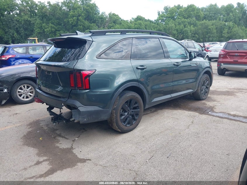 2022 Kia Sorento VIN 5XYRLDLC6NG146660 IAAI salvage auction — REAR END, Salvage Title, sold $6,300 on 2026-07-22 (photo 4)