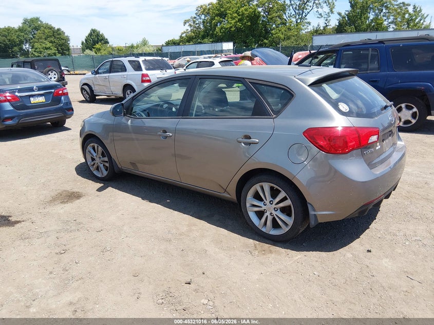 2011 Kia Forte VIN KNAFW5A30B5387814 IAAI salvage auction — NORMAL WEAR, Clear (Pennsylvania), sold $650 on 2026-07-10 (photo 3)