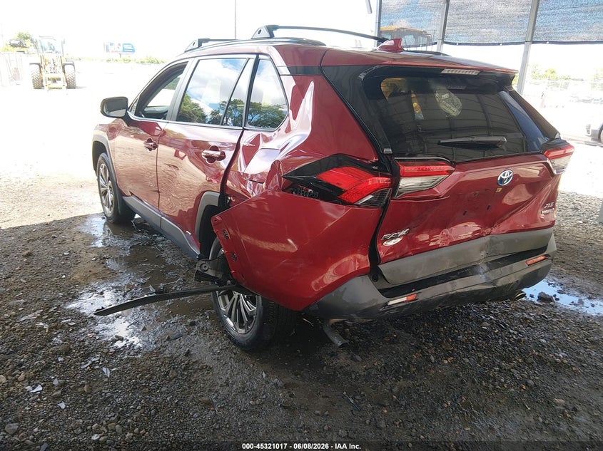 2022 Toyota Rav 4 VIN JTMB6RFV0ND059452 IAAI salvage auction — REAR END, Salvage Title, sold $12,000 on 2026-07-27 (photo 3)