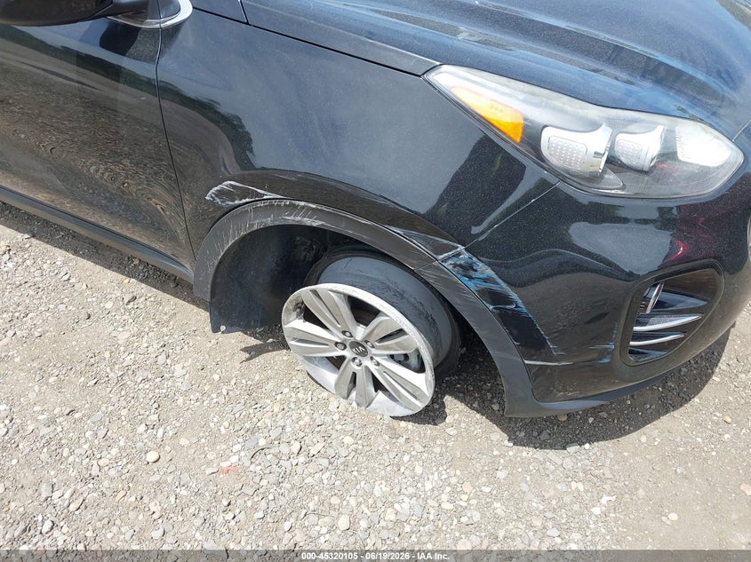 2017 Kia Sportage VIN KNDPMCAC5H7163890 IAAI salvage auction — FRONT & REAR, Salvage (Connecticut), sold $2,050 on 2026-07-28 (photo 6)