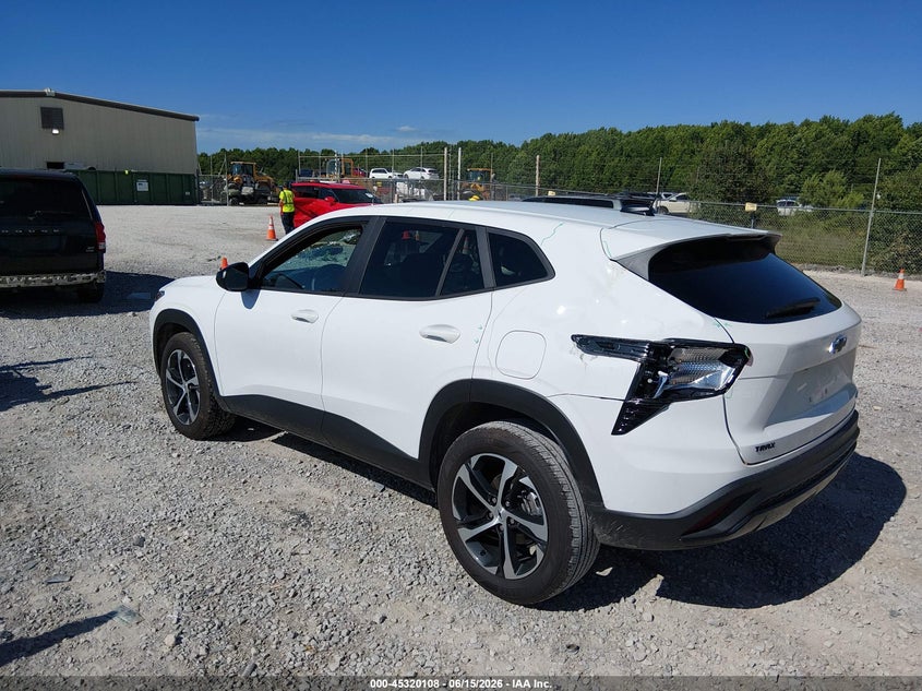 2026 Chevrolet Trax VIN KL77LGEP6TC102701 IAAI salvage auction — LEFT REAR, Salvage (Alabama), sold $8,400 on 2026-07-13 (photo 3)