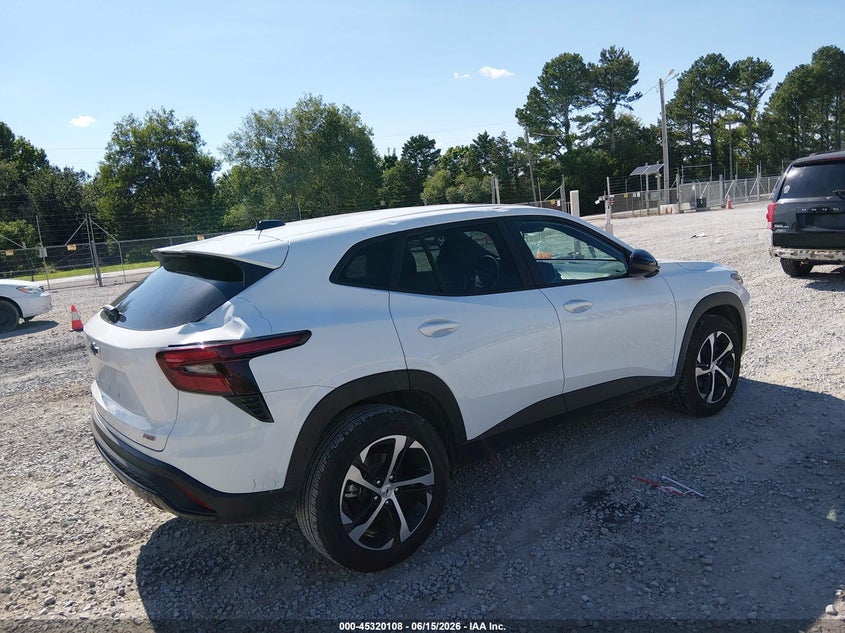 2026 Chevrolet Trax VIN KL77LGEP6TC102701 IAAI salvage auction — LEFT REAR, Salvage (Alabama), sold $8,400 on 2026-07-13 (photo 4)