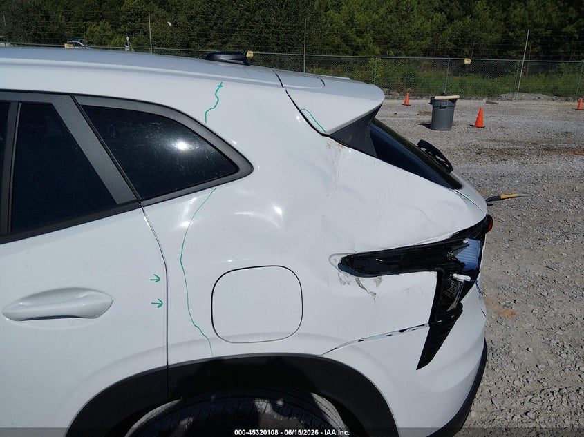 2026 Chevrolet Trax VIN KL77LGEP6TC102701 IAAI salvage auction — LEFT REAR, Salvage (Alabama), sold $8,400 on 2026-07-13 (photo 6)