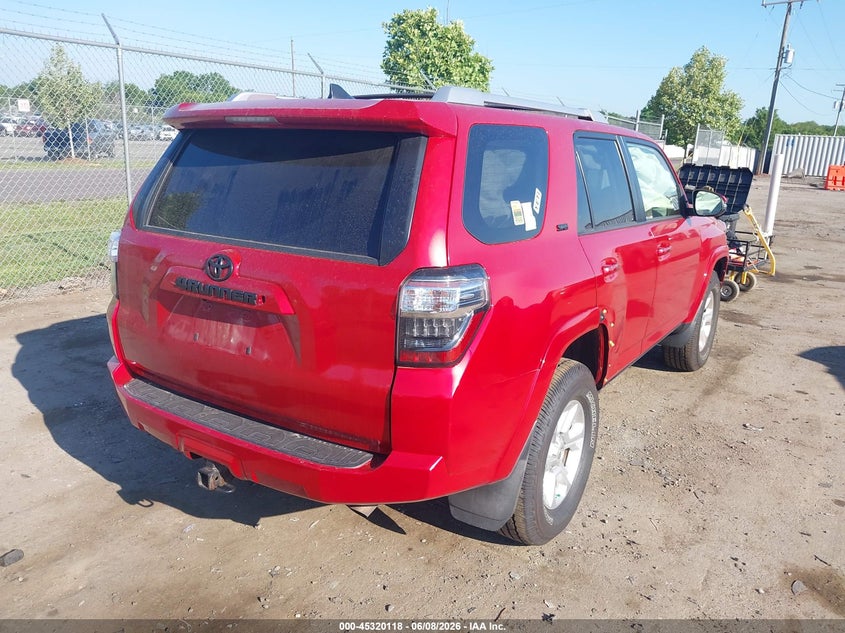 2018 Toyota 4runner VIN JTEBU5JR5J5524526 IAAI salvage auction — FRONT END, Salvage Title, sold $7,200 on 2026-07-21 (photo 4)