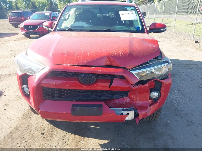2018 Toyota 4runner VIN JTEBU5JR5J5524526 IAAI salvage auction — FRONT END, Salvage Title, sold $7,200 on 2026-07-21 (photo 6)