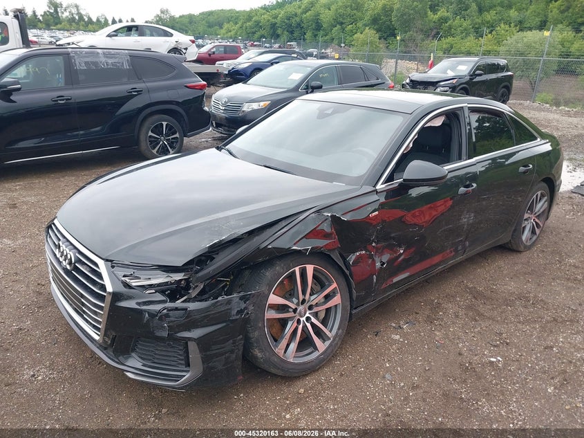 2019 Audi A6 VIN WAUL2AF2XKN039736 IAAI salvage auction — LEFT FRONT, Salvage Title, sold $11,500 on 2026-07-15 (photo 2)