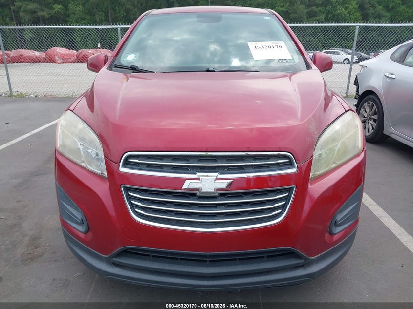 2015 Chevrolet Trax VIN KL7CJKSB3FB154264 IAAI salvage auction — NORMAL WEAR, Clear (North Carolina), sold $250 on 2026-07-22 (photo 6)