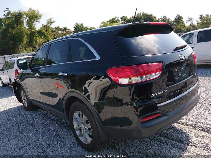 2017 Kia Sorento VIN 5XYPG4A32HG283324 IAAI salvage auction — LEFT FRONT, Salvage (Alabama), sold $850 on 2026-07-23 (photo 3)