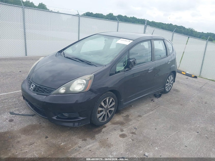 2013 Honda Fit VIN JHMGE8H52DC013978 IAAI salvage auction — LEFT SIDE, Salvage Title, sold $2,275 on 2026-07-09 (photo 2)
